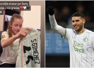 El amor por Santi Giménez en Países Bajos es inmenso... ¡Niña se emociona por una playera de México!