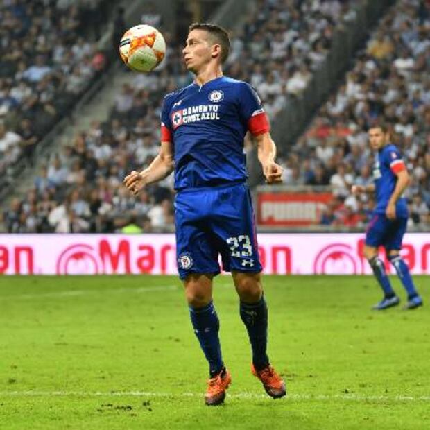Iván Marcone, durante la Final del Apertura 2018 de la Copa MX, entre Rayados y Cruz Azul en el Estadio BBVA. FOTO: IMAGO7