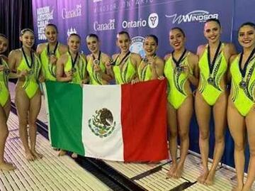 Selección Mexicana de Natación Artística repite medalla de oro en Francia