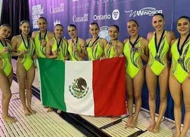 Selección Mexicana de Natación Artística repite medalla de oro en Francia