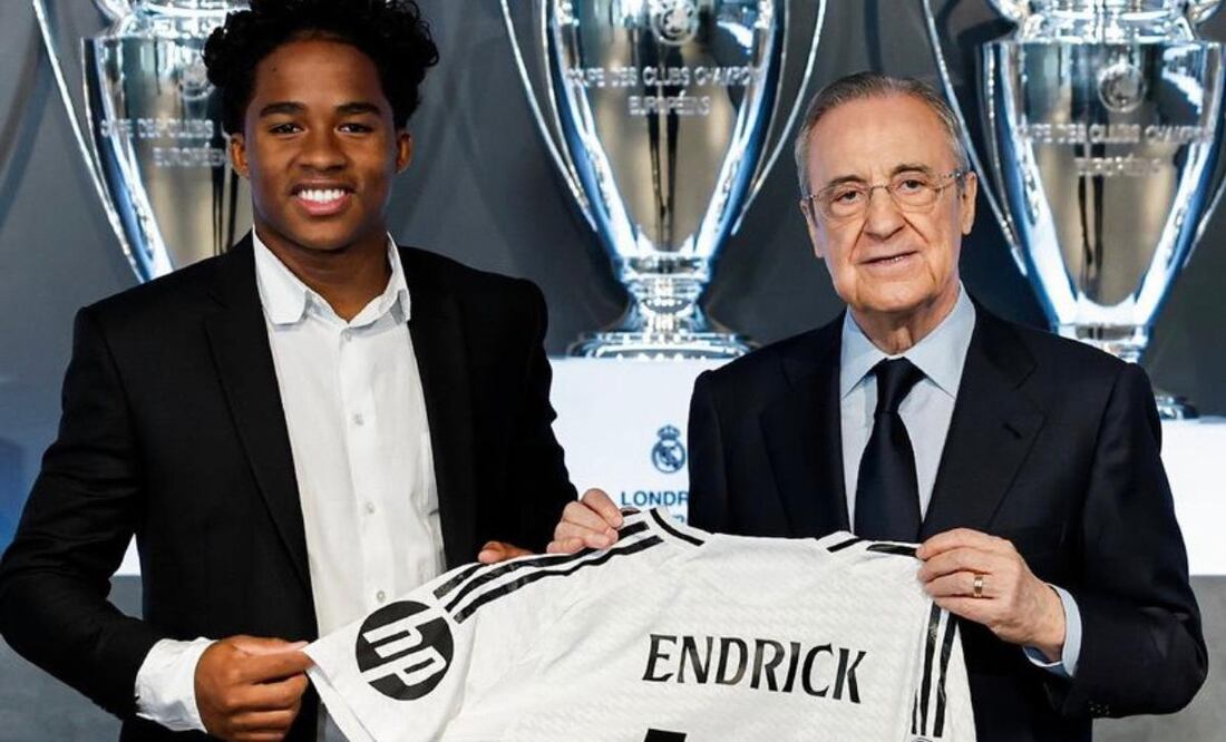 Endrick, la promesa brasileña que aún no despega en el Real Madrid. Fuente: Instagram @endrick