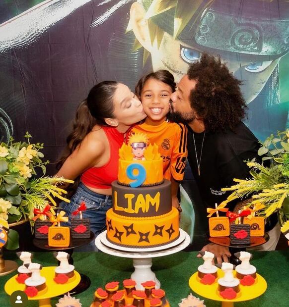 Marcelo y el momento en que su hijo de 9 años lo sorprendió con un caño. Fuente: Instagram @marcelotwelve