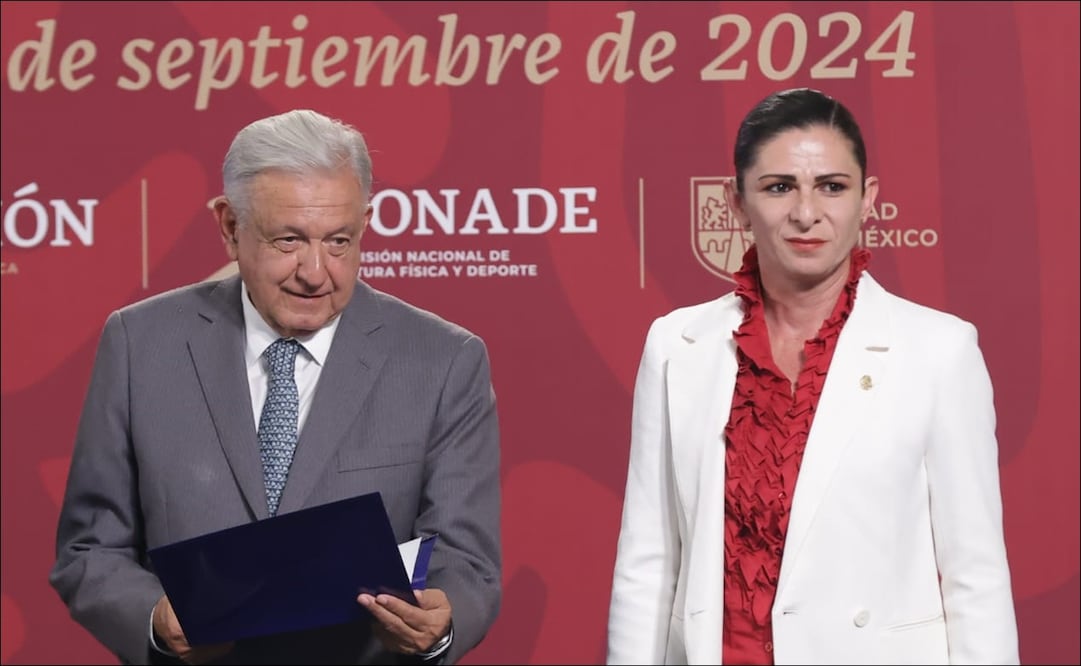 AMLO entregó casi 80 millones de pesos a los mexicanos que consiguieron medalla en París 2024 / FOTO: Fernanda Rojas - EL UNIVERSAL