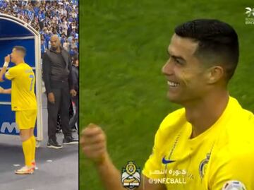 VIDEO: Cristiano Ronaldo explotó contra el arbitraje: realizó seña de que el árbitro fue sobornado por el Al Hilal