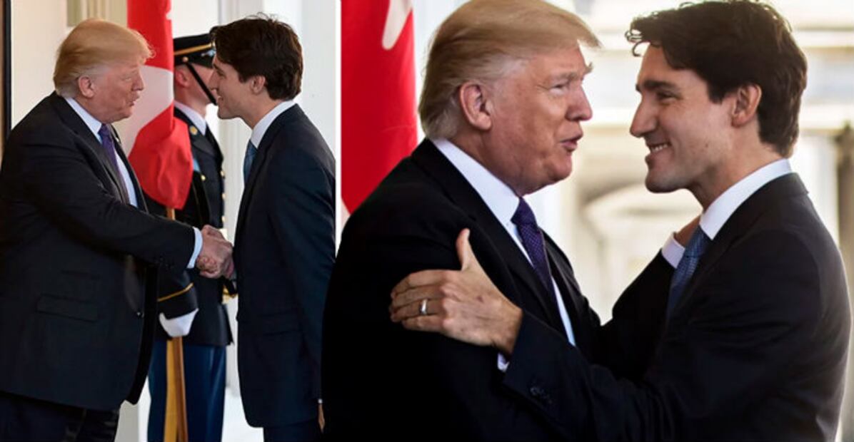 10 personajes que se incomodaron con el saludo de Donald Trump