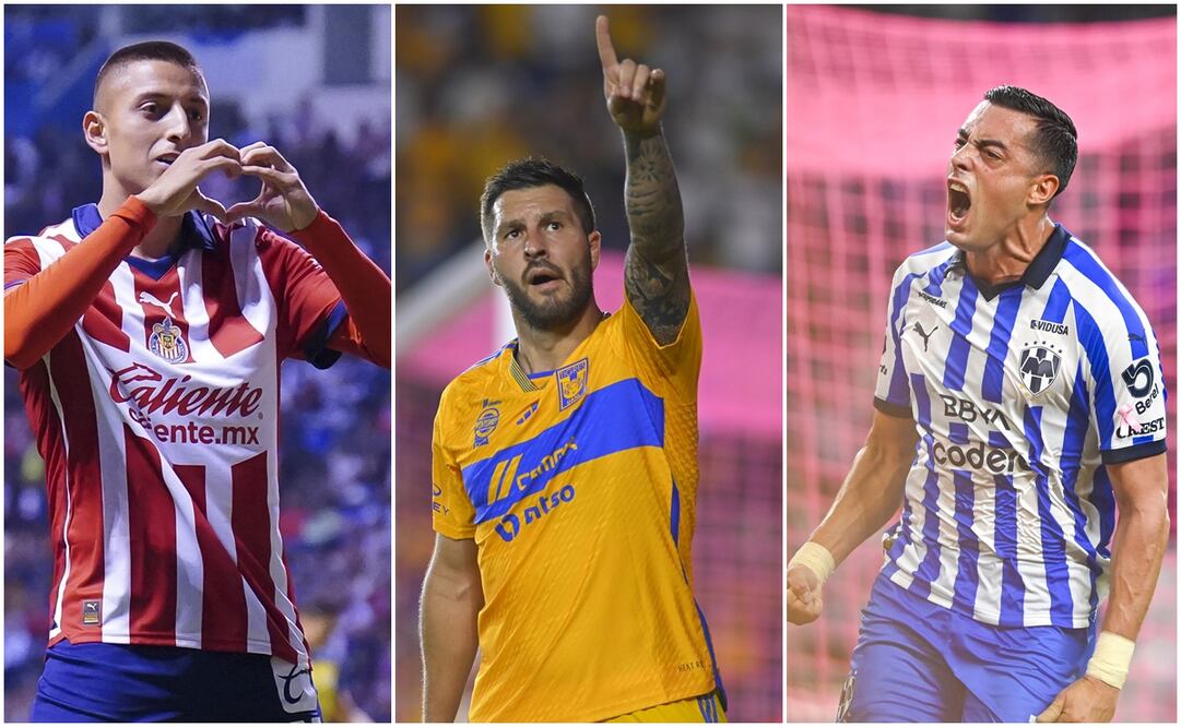 Roberto Alvarado, André Pierre-Gignac y Rogelio Funes Mori / FOTOS: Imago7