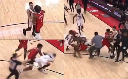 Tyler Herro y Amen Thompson protagonizan bronca en el Rockets vs Heat; hubo seis expulsiones