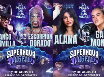 Escorpión Dorado y Franco Escamilla se enfrentarán; Alana Flores y Gala Montes completan el cartel