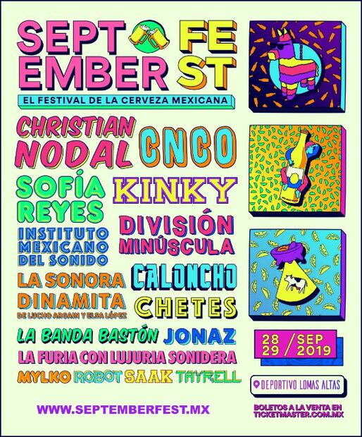 ¡Tenemos boletos para el September Fest 2019!