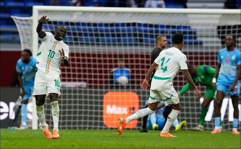 Sadio Mané rescató con un gol a Senegal en el empate de 1-1 contra Congo en la Copa Africana