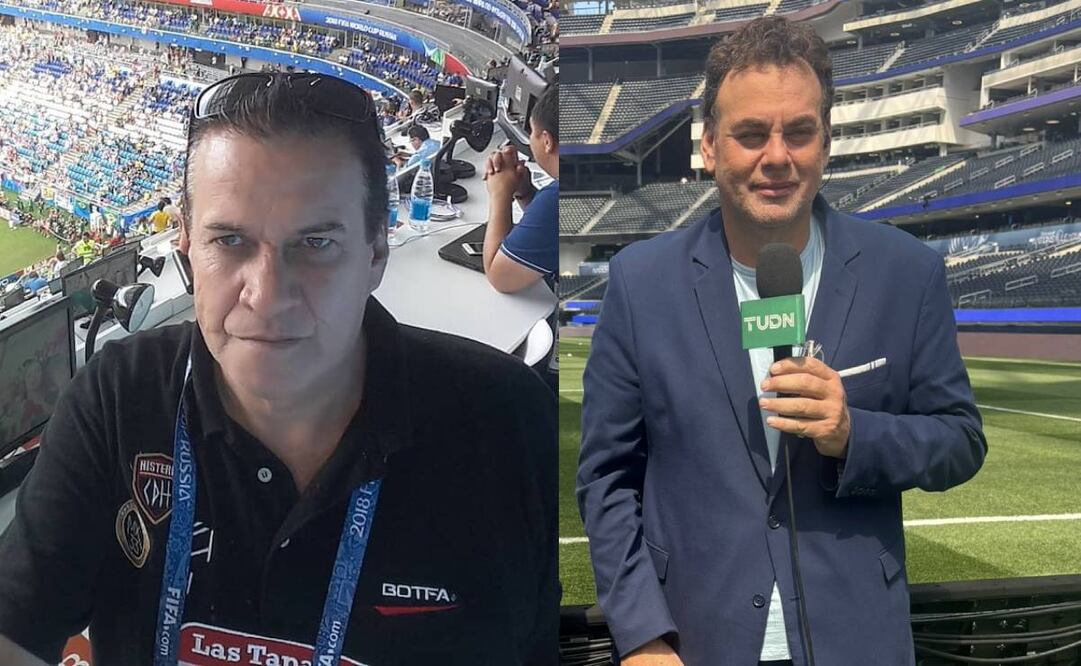 Ignacio 'Fantasma' Suárez y David Faitelson se enfrentaron por la polémica transmisión del TUDN en el América vs Cruz Azul. Foto: Especial
