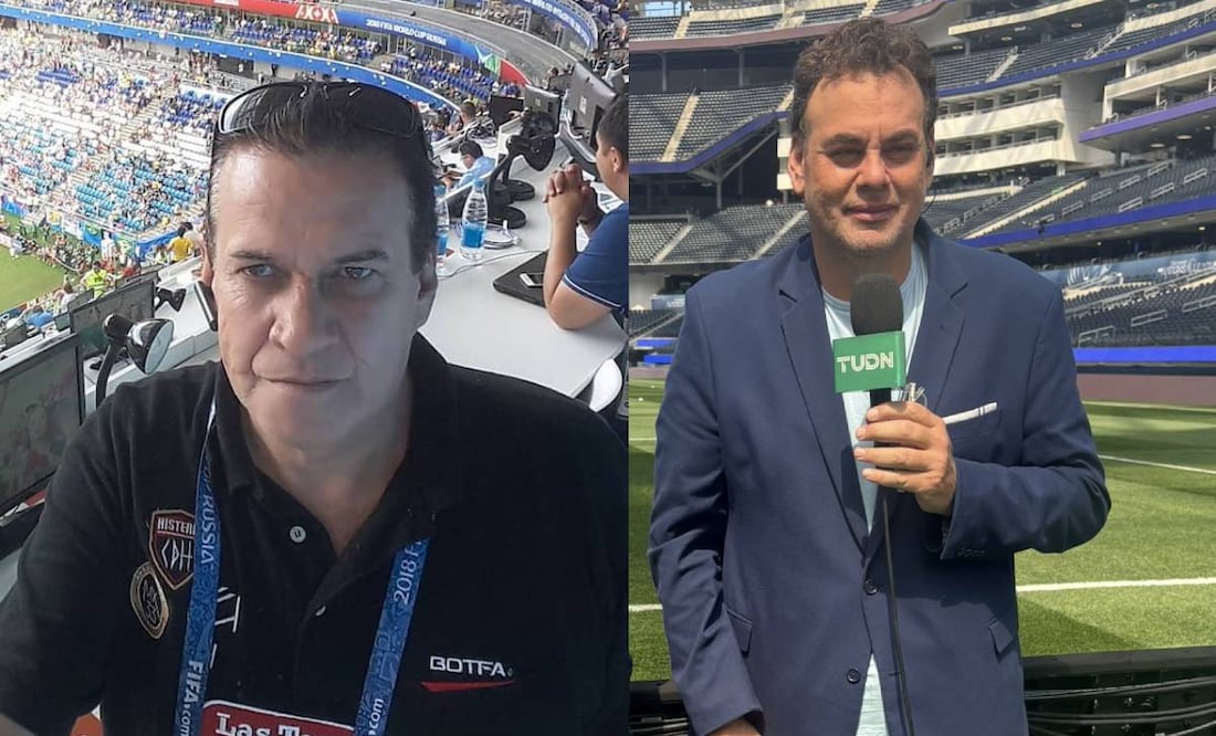 Ignacio 'Fantasma' Suárez y David Faitelson se enfrentaron por la polémica transmisión del TUDN en el América vs Cruz Azul. Foto: Especial