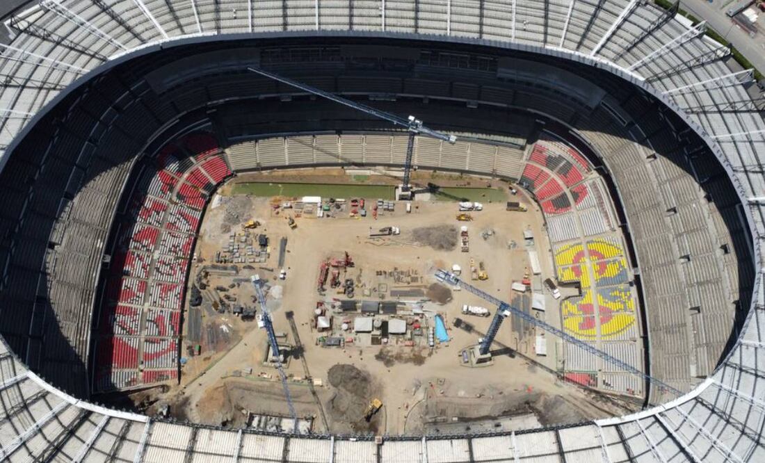 Las remodelaciones del Estadio Azteca para el Mundial de 2026 correrían peligro por posible demanda colectiva de los dueños de los palcos. Foto: El Universal