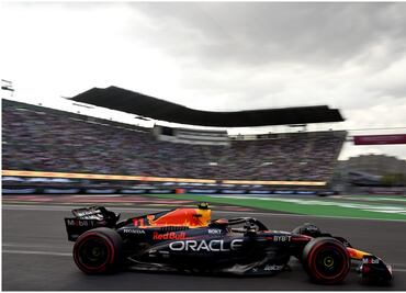 Checo Pérez culmina tercero en la Práctica Libre 3 del Gran Premio de México