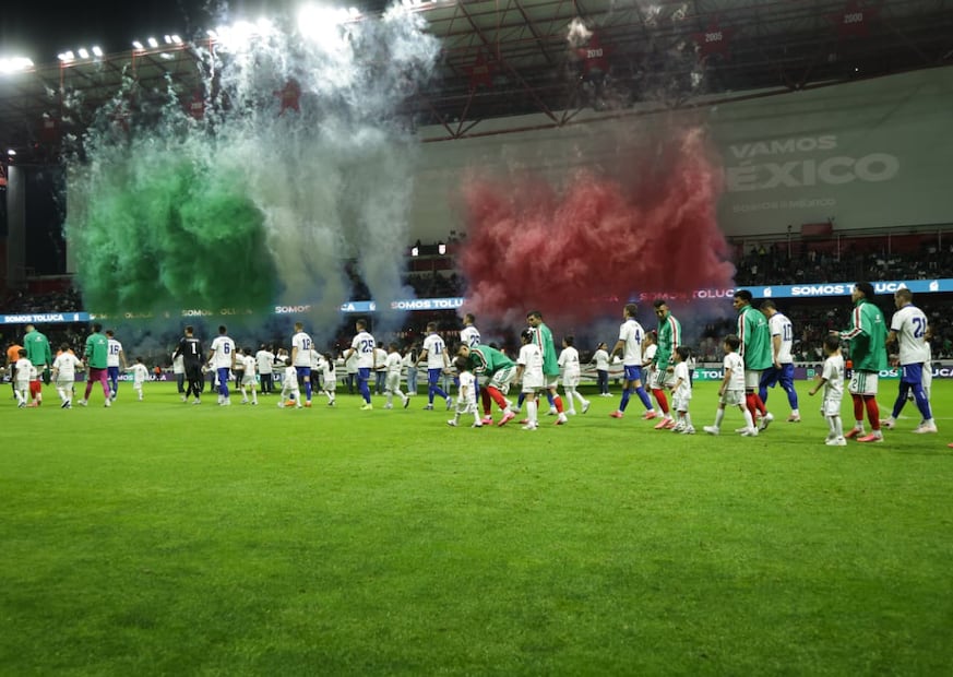 México y Serbia en el Estadio Nemesio Diez, durante un partido de preparación previo al Mundial de 2026 - Foto: Carlos Mejía/EL UNIVERSAL