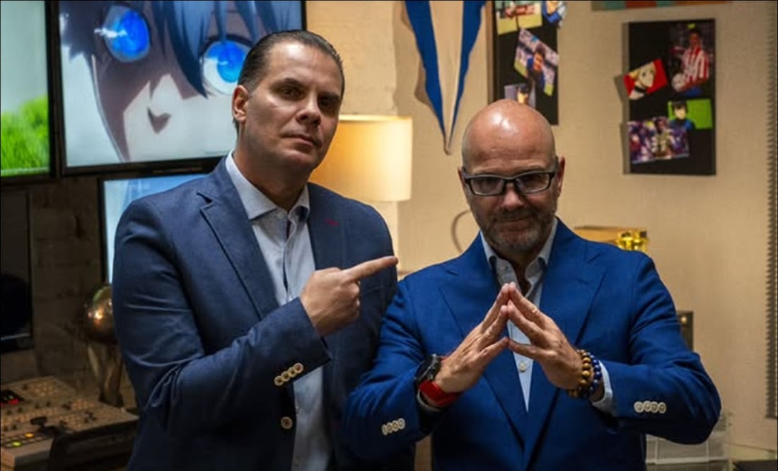 Christian Martinoli y Luis García. FOTO: Captura