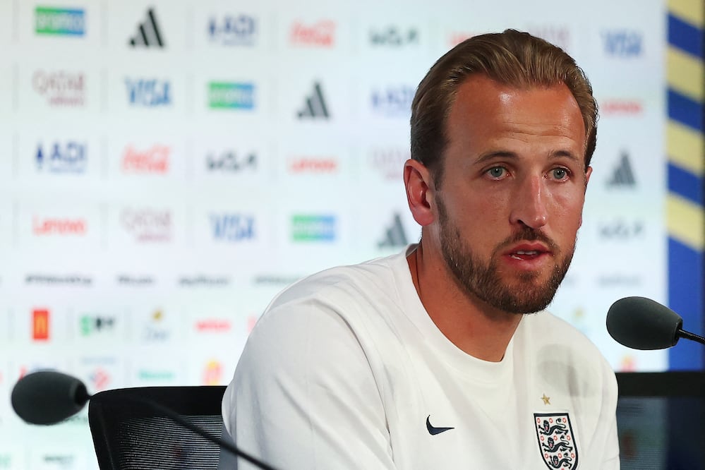 Harry Kane en conferencia de prensa, previo al debut de Inglaterra en el Mundial de 2026 - Foto: AFP