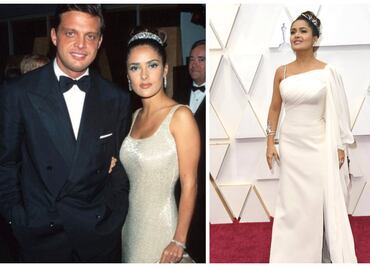 Los vestidos más atrevidos que Salma Hayek ha lucido en los Óscar