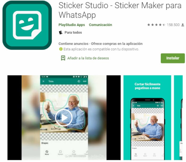 10 aplicaciones gratis para hacer stickers para WhatsApp