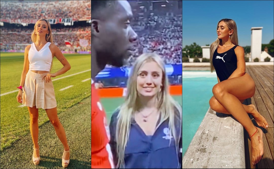 Morena Beltrán quedó cautivada por Alphonso Davies. FOTOS: @morenabeltran10 / Captura