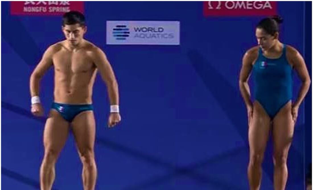 México se colgó la plata en clavados mixtos - Foto: Especial