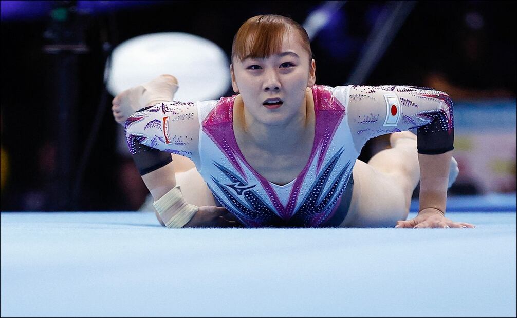 La japonesa Shoko Miyata, durante una competencia. FOTO: AFP