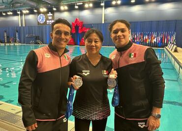¡Se volvieron a subir al podio! Juan Celaya y Osmar Olvera consiguen plata en la Copa del Mundo de clavados