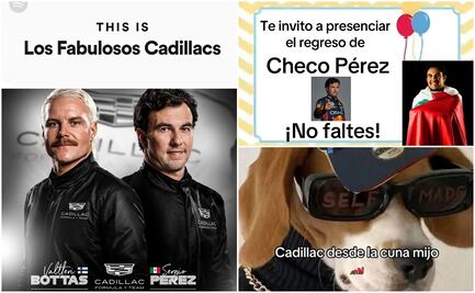 Los mejores MEMES de la llegada de Checo Pérez a Cadillac; el mexicano regresó a la Fórmula 1