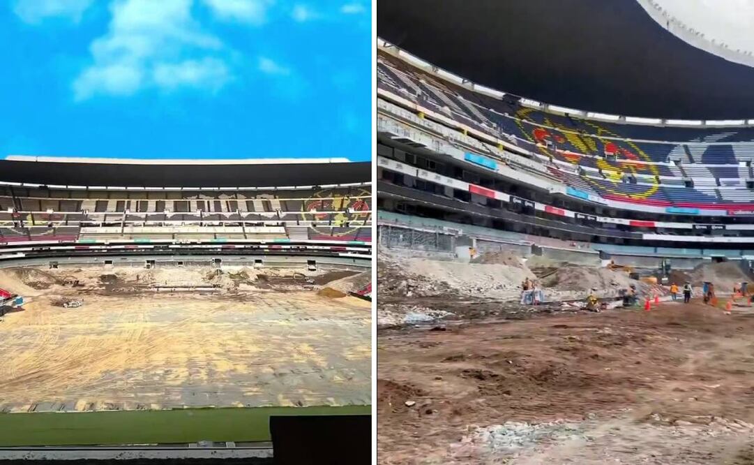 Así luce la remodelación del Estadio Azteca para el Mundial de 2026. Foto: Especial