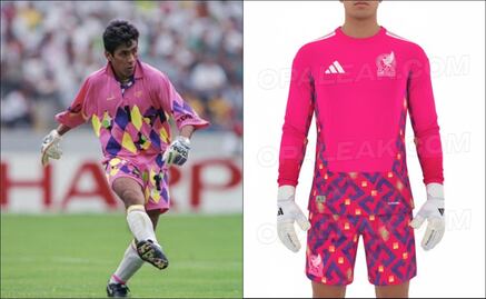 ¿Homenaje a Jorge Campos? Así sería la nueva camiseta de portero de la Selección Mexicana para el Mundial 2026