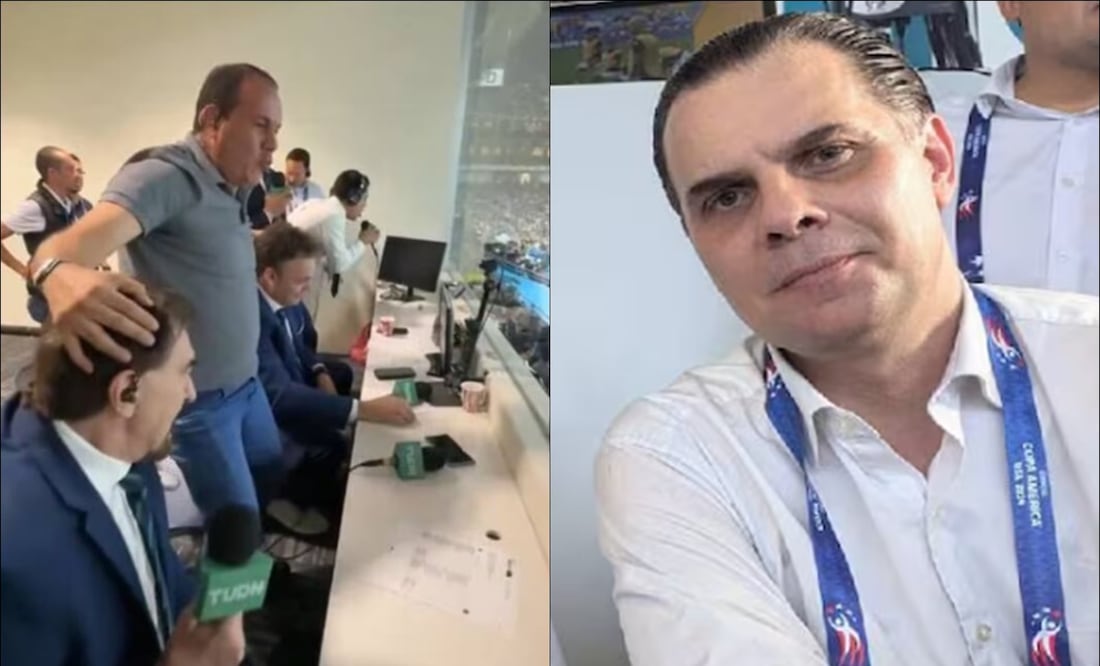 Christian Martinoli asegura que Televisa le robó la idea de invitar a Cuauhtémoc Blanco a las transmisiones de los partidos. FOTOS: Capturas