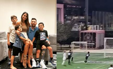 El increíble gol de Mateo, hijo de Lionel Messi y Antonela Roccuzzo