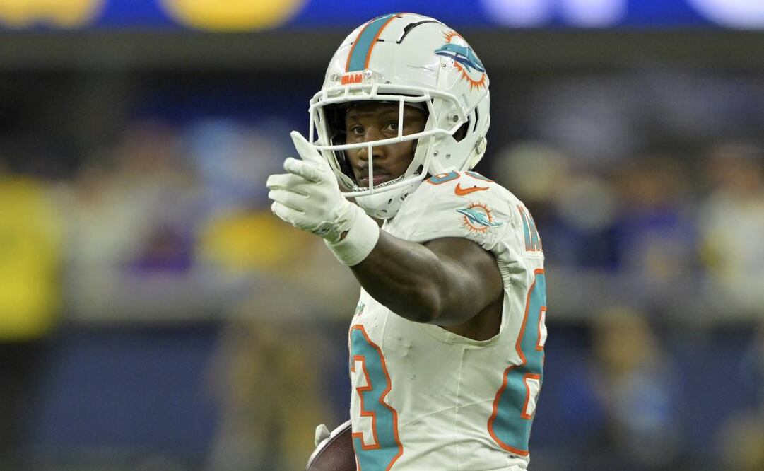 Miami arrancó el tercer cuarto con envío de touchdown hacia Tyreek Hill Foto: EFE.