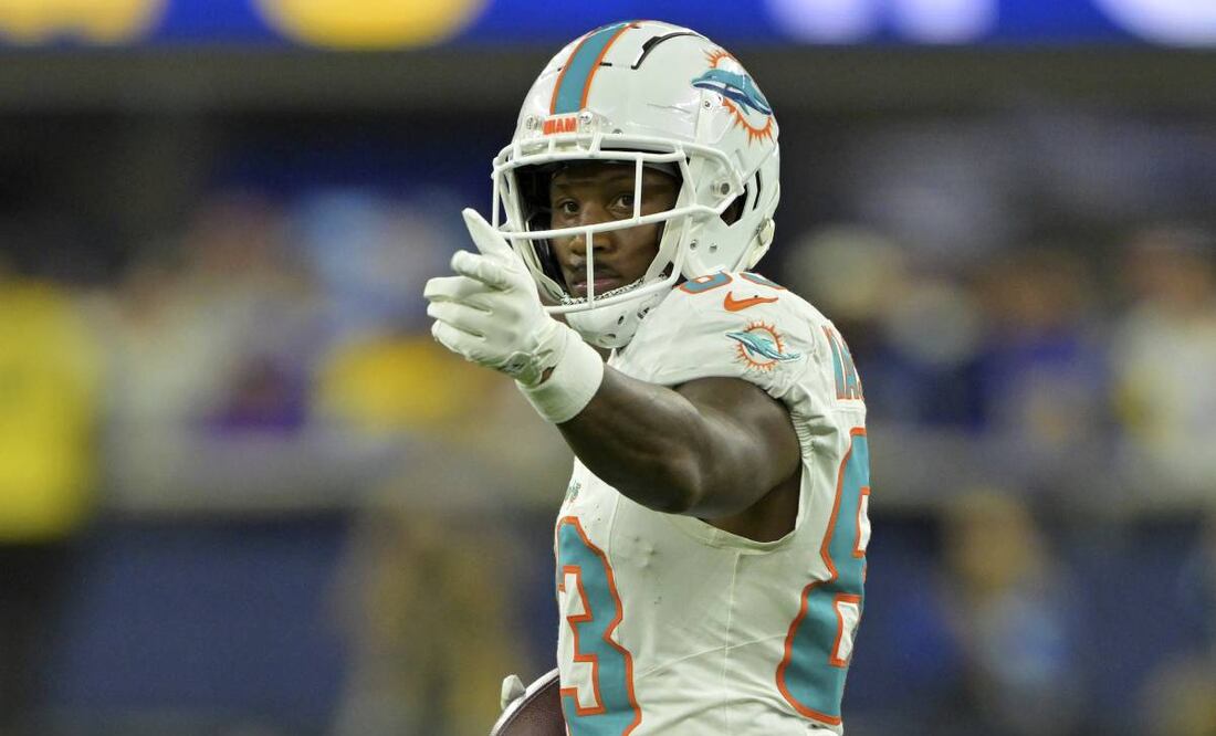 Miami arrancó el tercer cuarto con envío de touchdown hacia Tyreek Hill Foto: EFE.