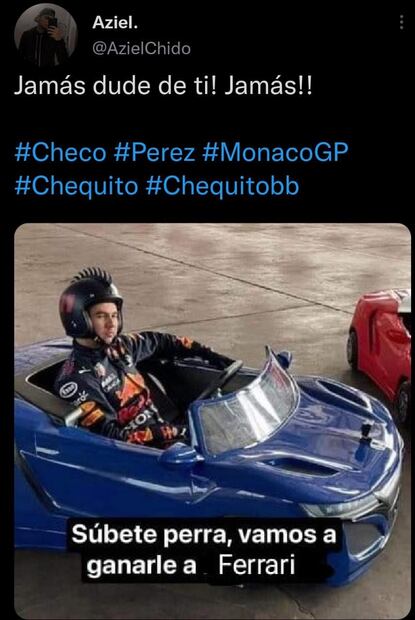 Los 10 mejores memes de "Chequito, viejo sabroso" Pérez y su triunfo en Mónaco