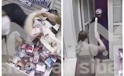 Empleada de sex shop evita asalto con juguete sexual