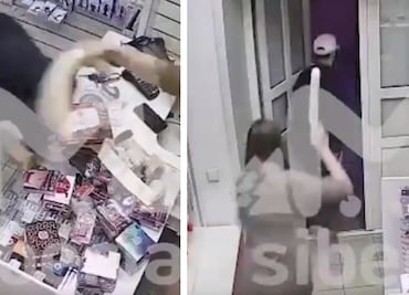 Empleada de sex shop evita asalto con juguete sexual