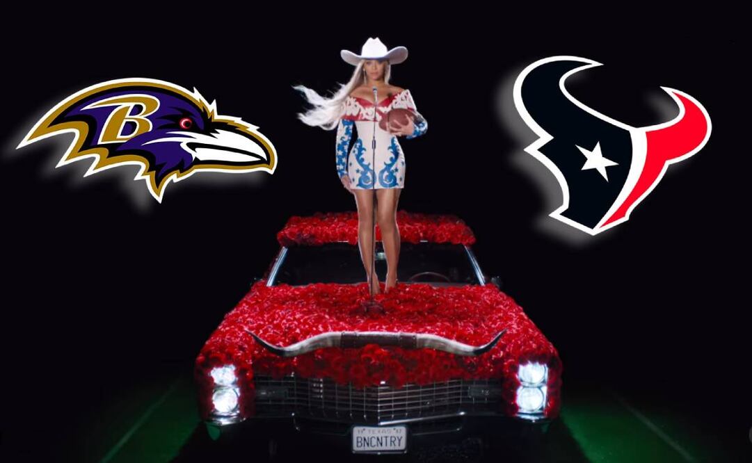 Beyoncé aparecerá en el medio tiempo del juego entre Ravens vs Texans del próximo 25 de diciembre. FOTO: Especial