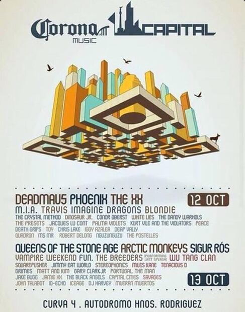 Los 10 carteles de los 10 años del Corona Capital 