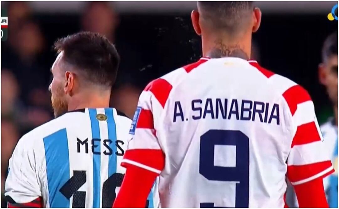 Aparentemente Sanabria le escupió a Messi - Especial