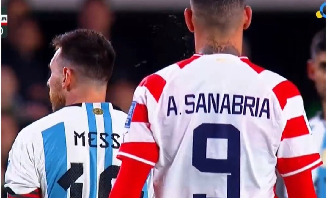 Aparentemente Sanabria le escupió a Messi - Especial