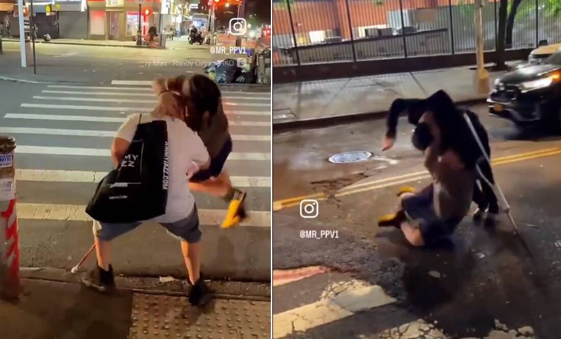 Un internauta está agrediendo a discapacitados con el RKO de Randy Orton. Foto: Especial