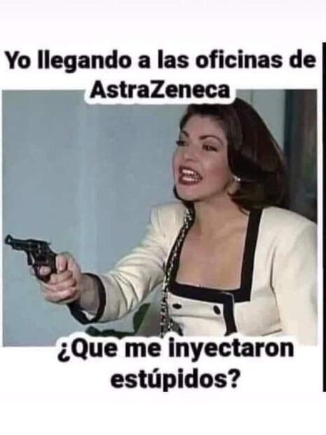 Vacunados con AstraZeneca reciben los efectos secundarios ¡con memes!