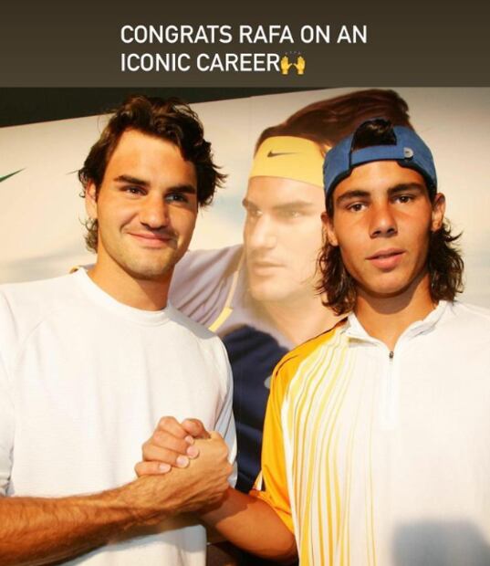 Esta imagen fue compartida por Roger Federer en su Instagram. FOTO: @rogerfederer