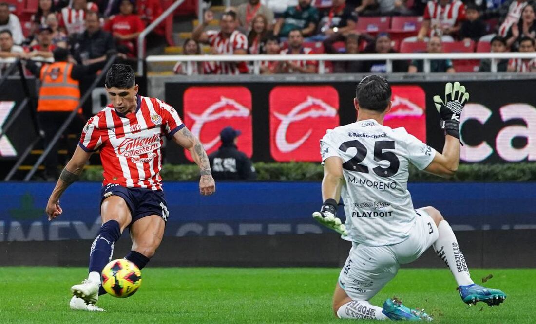 Alan Pulido marcó su segundo gol con Chivas en el Clausura 2025. Foto: Imago7