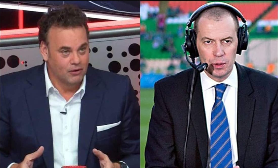 David Faitelson y André Marín. FOTO: Capturas