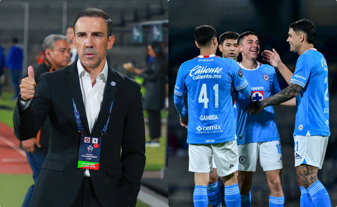 Vicente Sánchez y Cruz Azul en la Champions Cup, durante su enfrentamiento ante Real Hope - Fotos: Imago7