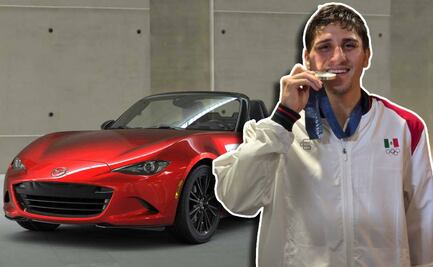 Mazda cumple y le regaló un carro nuevo a Marco Verde por ganar medalla de plata en París 2024