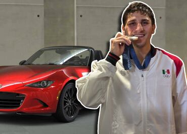 Mazda cumple y le regaló un carro nuevo a Marco Verde por ganar medalla de plata en París 2024
