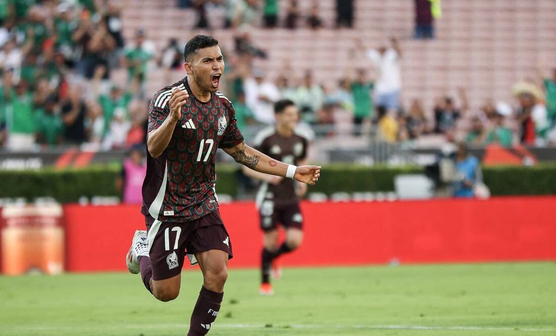 México dominó durante todo el partido. Foto: AFP.